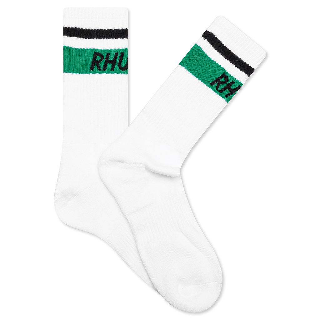 Mod Stripe Socks - White – Feature