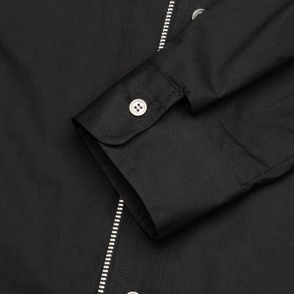 Cotton Poplin x Nylon Shirt - Black – Feature