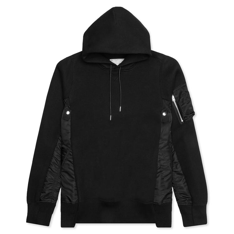 Sponge Sweat x MA-1 Hoodie - Black/Black – Feature