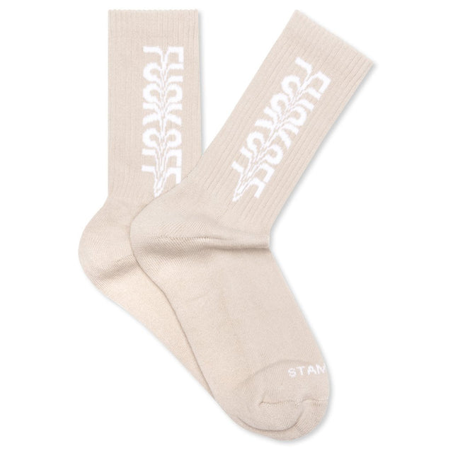 The F*** Off Socks - Beige – Feature