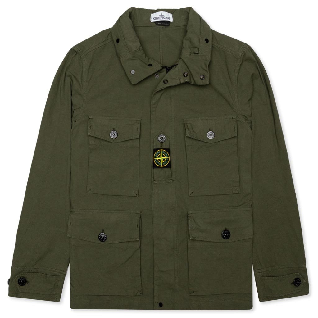 Center Patch Logo Jacket - Olive Green – Feature
