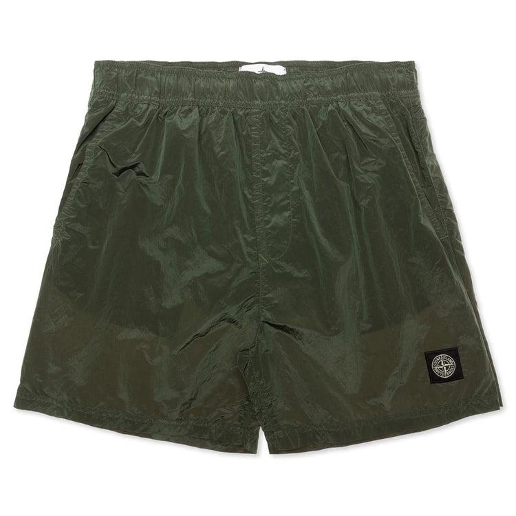 Nylon Metal Shorts - Olive Green – Feature