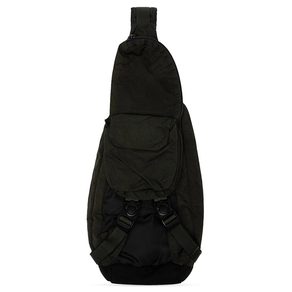 One Shoulder Rucksack - Olive Green – Feature