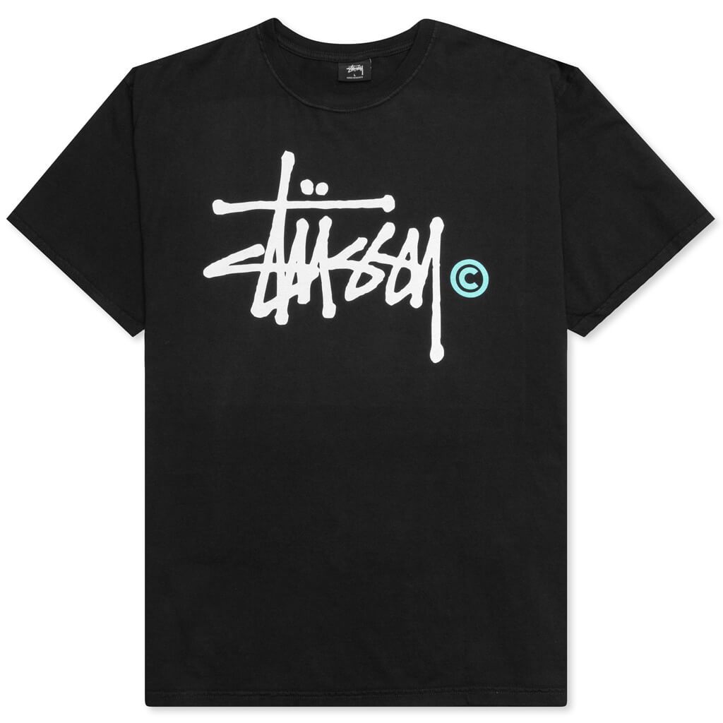 Basic Logo Pigment Dyed Tee - Black – Feature