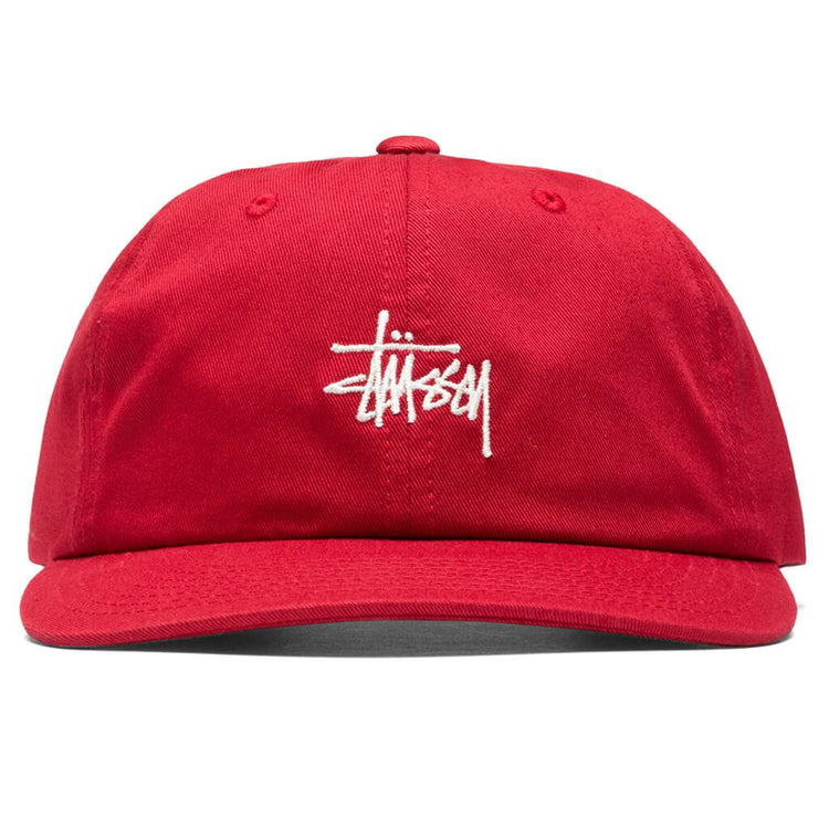 Stock Low Pro Cap - Red – Feature