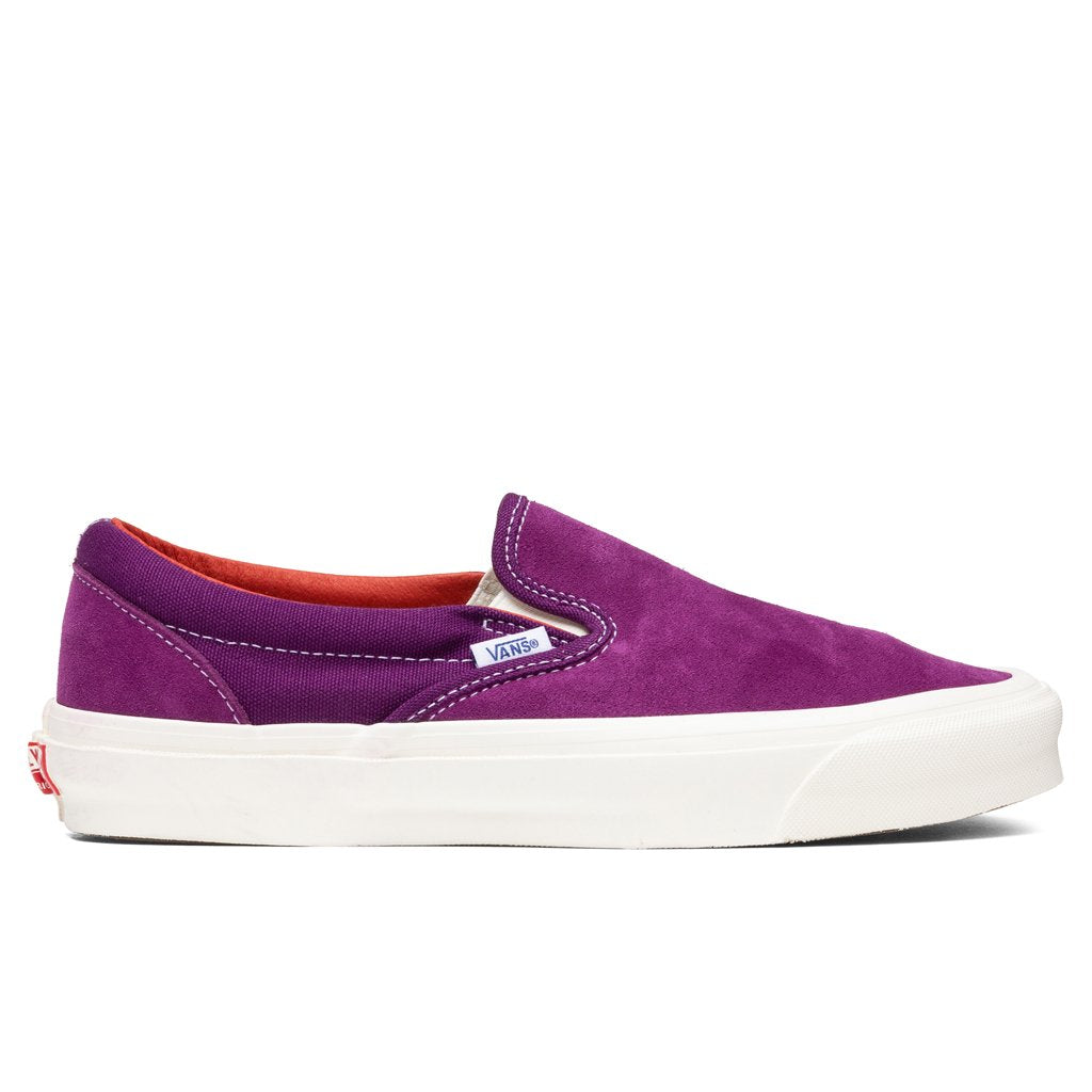 靴 VANS vault OG CLASSIC SLIP ON LX GRAPE vans-vault-og-classic-slip-on-