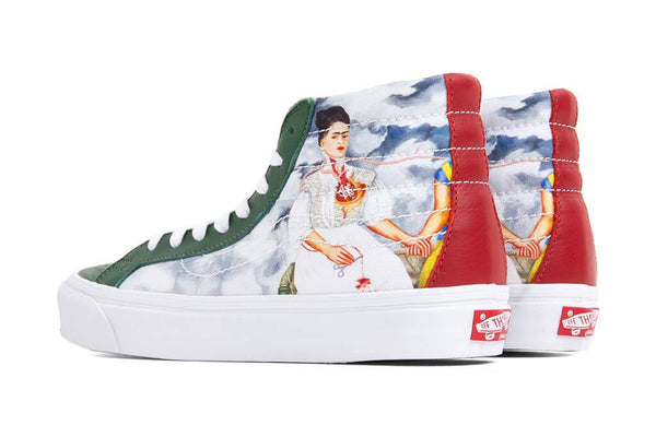 Frida kahlo hotsell vans sk8 hi