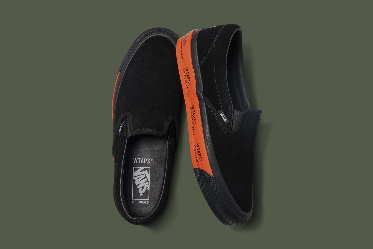 Vault by Vans Classic Slip On LX x WTAPS Collaboration Shoe Review: Vans Vault Originals x WTAPS Classic Slip-On LX  main image 2