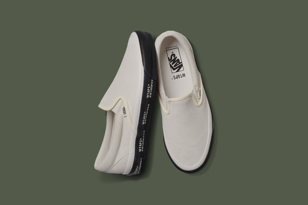 Vans Vault x WTAPS OG Classic Slip-- GPS/White