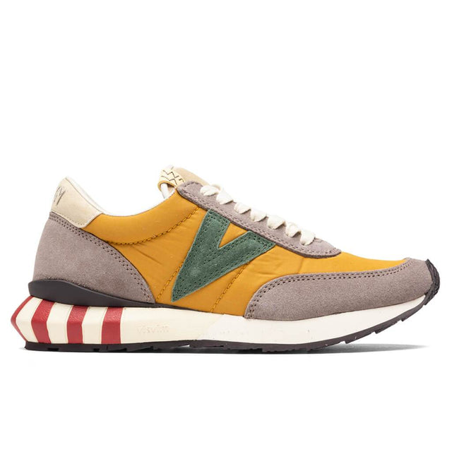 Visvim Attica Trainer Retro Sneaker - Mustard | Feature