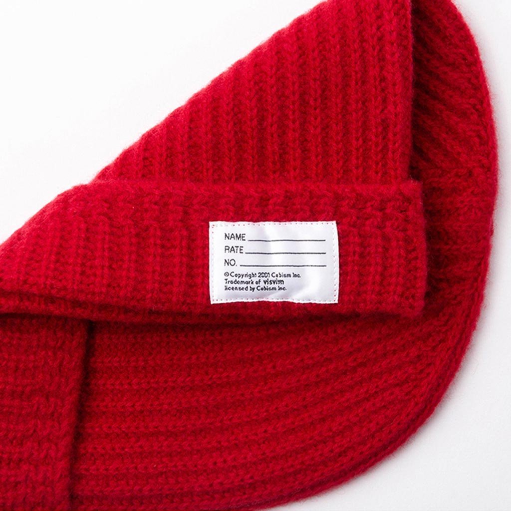 Wool Knit Beanie - Red – Feature