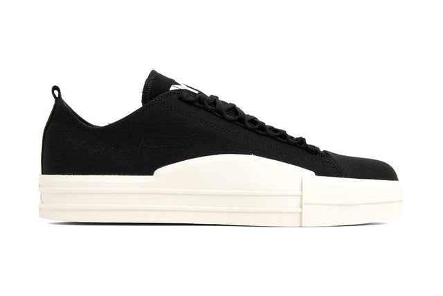 Adidas Y-3 Yuben Low Sneaker - Black/Black/White | Feature